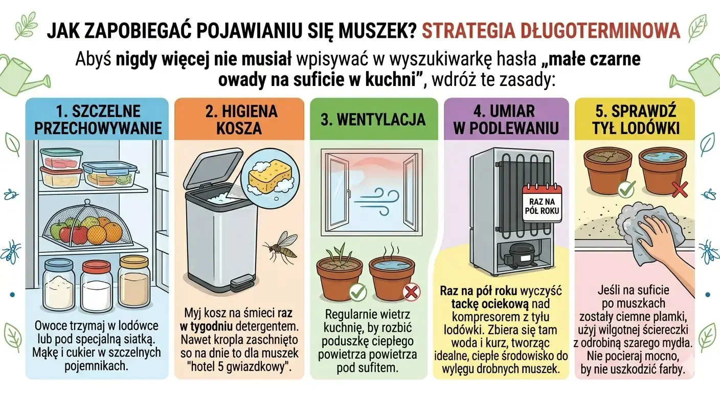 Jak zapobiegać pojawianiu się muszek?