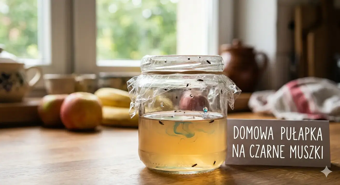 Pułapka na czarne muszki w kuchni