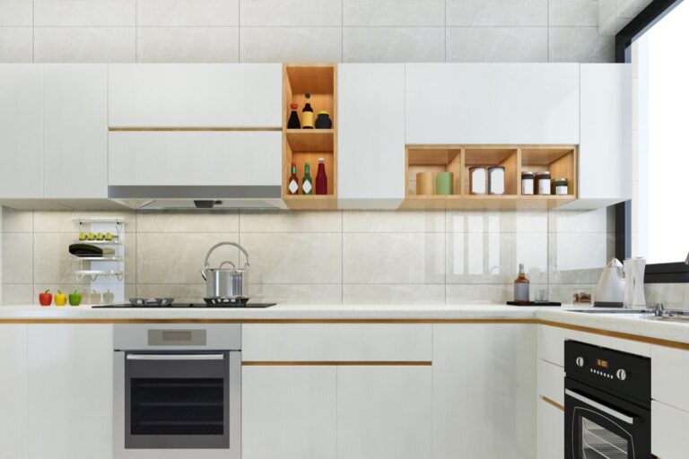 Nowoczesna kuchnia w białym kolorze